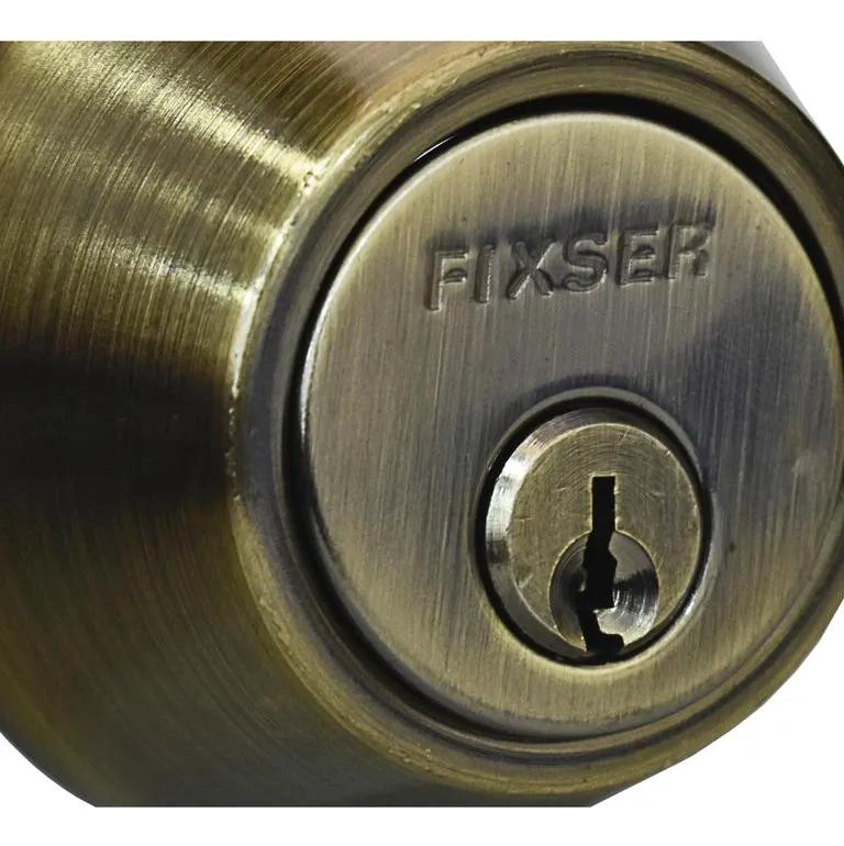 CERROJO DE SEGURIDAD CON LLAVE Y DISEÑO MARIPOSA EN BRONE - 4