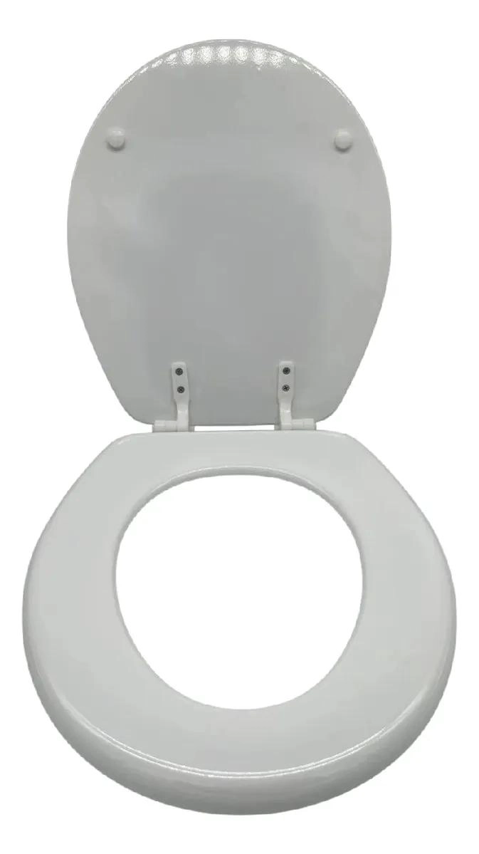 TAPA PARA WC DE MADERA ALTA DENSIDAD BLANCO - 4