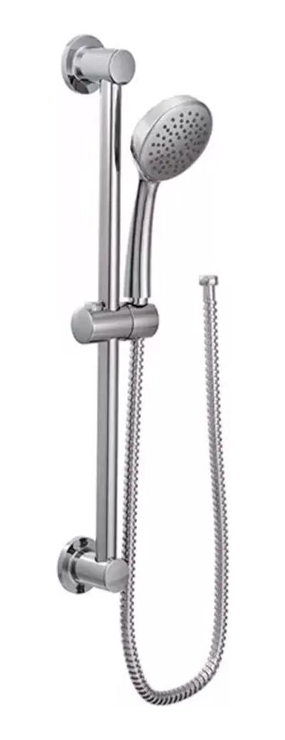 DUCHA FLEXIBLE REGULABLE CON BARRA Y JABONERA - 1