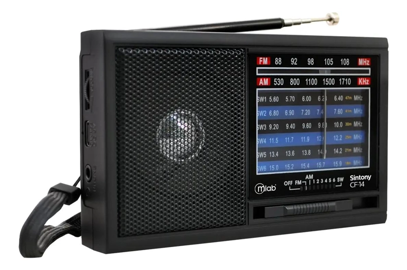 RADIO PORTATIL SINTONY CF-14 1980 AM/FM - 3