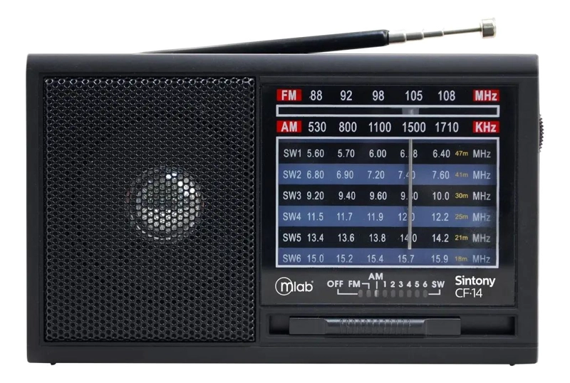 RADIO PORTATIL SINTONY CF-14 1980 AM/FM - 4