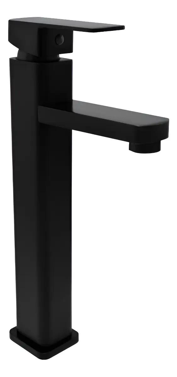 LLAVE MONOMANDO DE LUJO ACERO INOXIDABLE NEGRO - 1