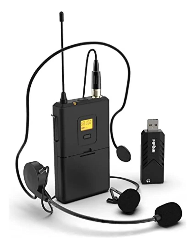 MICROFONO CORBATERO USB CONDENSADOR CARDIOIDE - 1