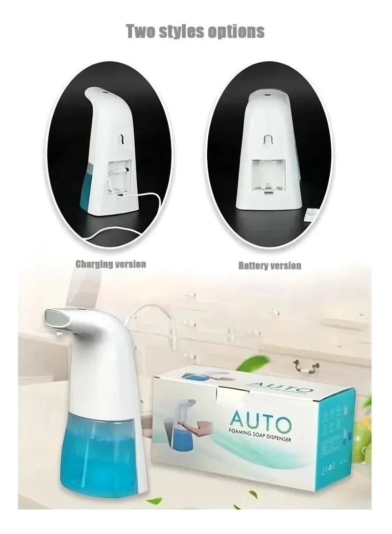 DISPENSADOR AUTOMATICO DE JABON LIQUIDO CON SENSOR INFRAR - 4