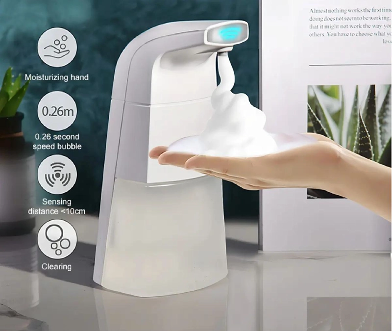 DISPENSADOR AUTOMATICO DE JABON LIQUIDO CON SENSOR INFRAR - 5