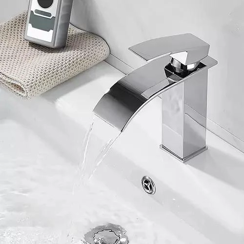 LLAVE MONOMANDO PARA LAVAMANOS Y FREGADERO CON CASCADA - 5