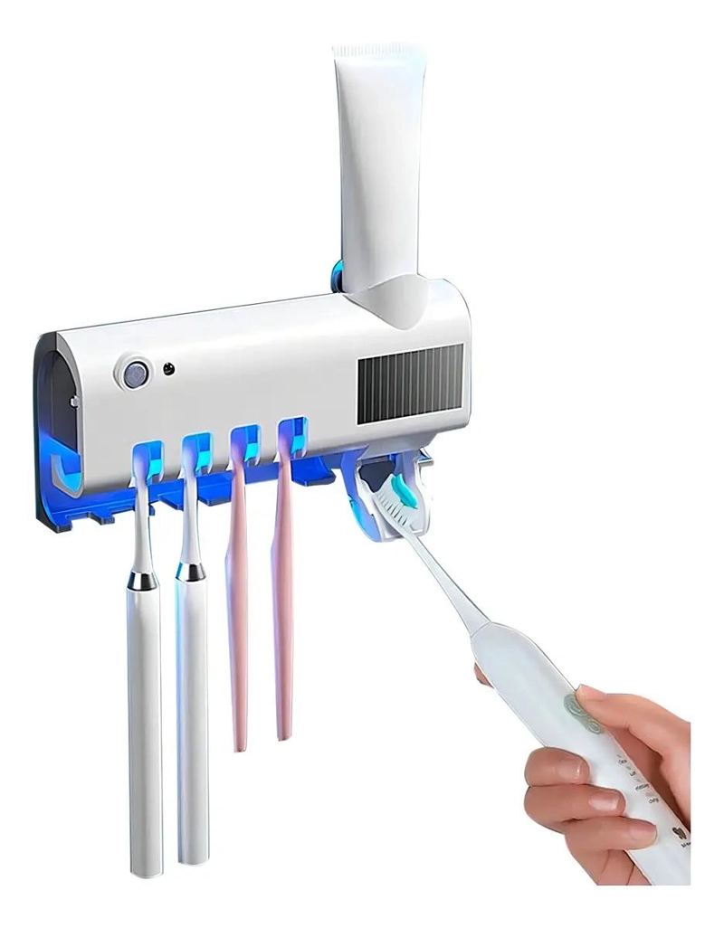 DISPENSADOR AUTOMATICO PASTA DENTAL CON SOPORTE PARA 4CEP - 1