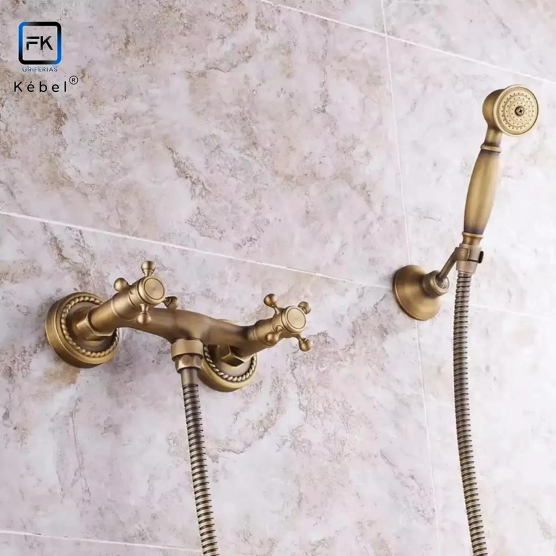 LLAVE MONOMANDO MONOBLOCK PARA DUCHA ESTILO VINTAGE - 2