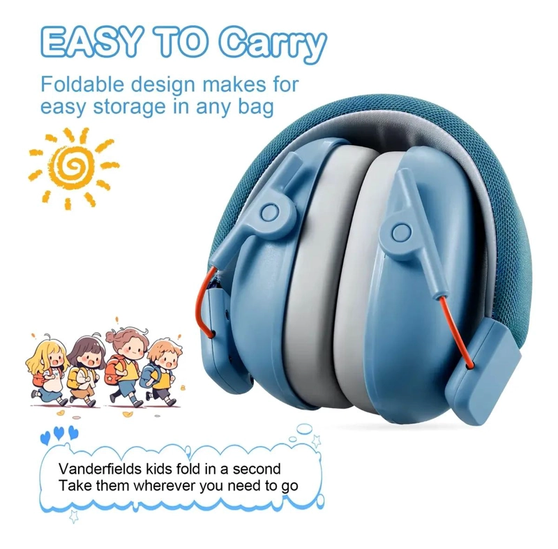 AUDIFONOS ANTIRUIDO PARA NIÑOS Y JOVENES 26DB - 4