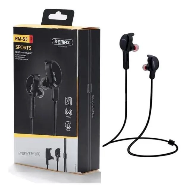 AUDIFONOS IN EAR BLUETOOTH NEGRO RM-S5 - 2