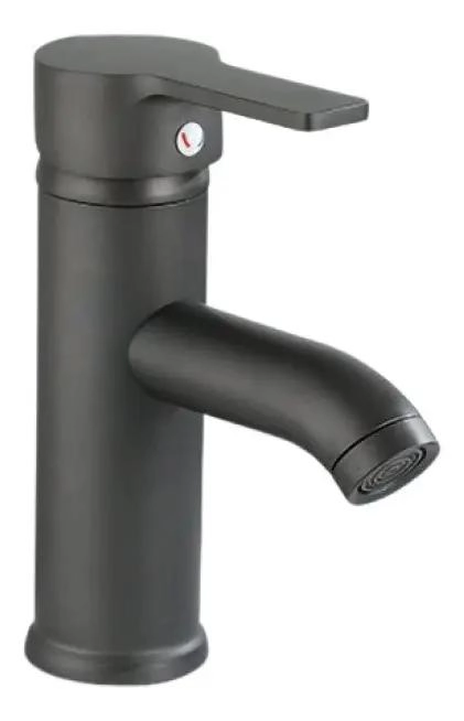 LLAVE MONOMANDO PARA LAVAMANOS GRIS MATE - 1