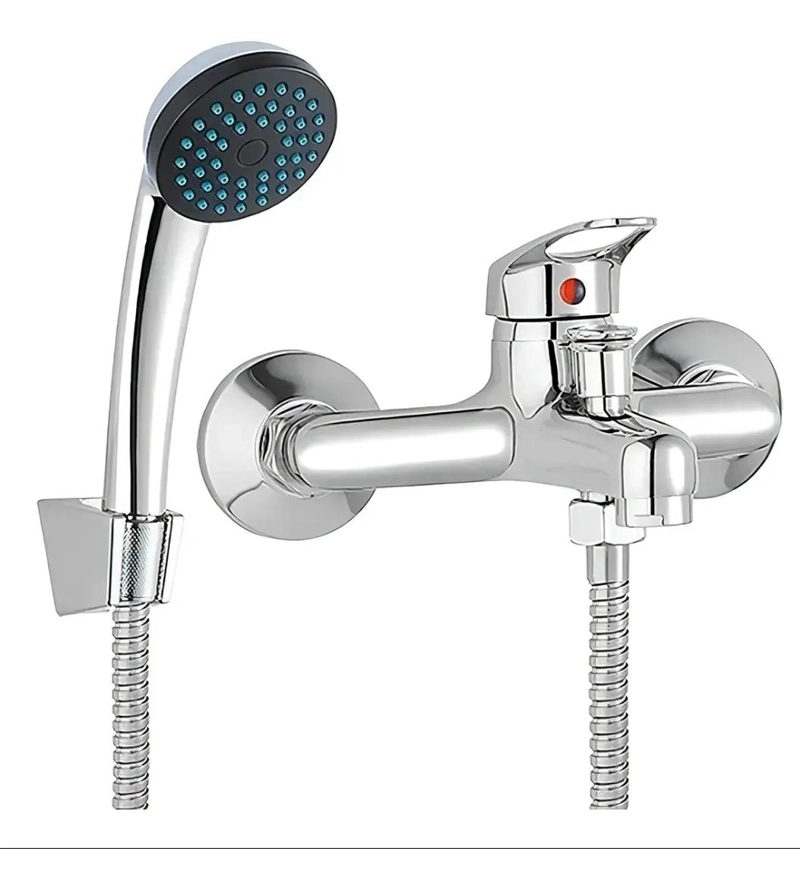 MONOMANDO PARA TINA Y DUCHA CON DISEÑO GRITO - 1