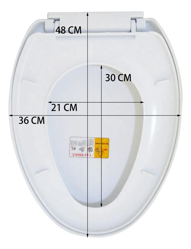 ASIENTO Y TAPA PARA INODORO ELONGADO CON CIERRE LENTO - 2