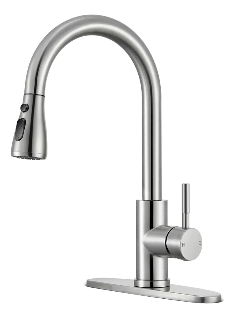 LLAVE MONOMANDO LAVAPLATOS EXTENSIBLE NIQUEL - 5
