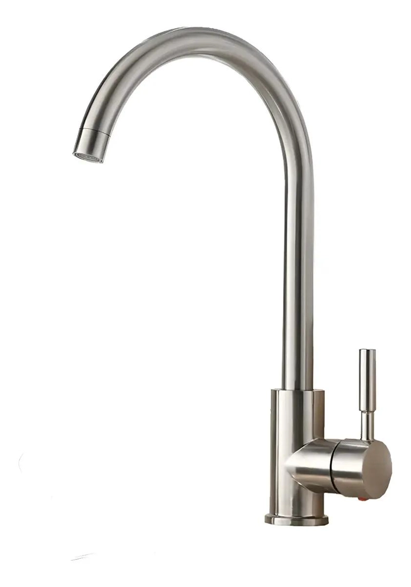 GRIFO MONOMANDO PARA LAVAPLATOS ACERO INOXIDABLE - 1