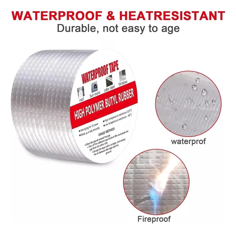 CINTA SELLADORA BUTILO IMPERMEABLE 100MM X 10M - 3