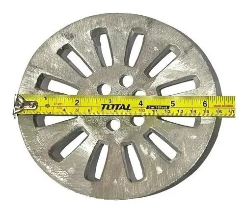 REJILLA PARA PILETA DE ALUMINIO REDONDA 16 CM - 3