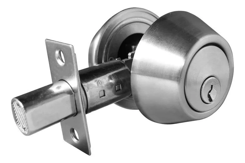 CERROJO DE ACERO INOXIDABLE CON DOBLE SEGURIDAD - 1