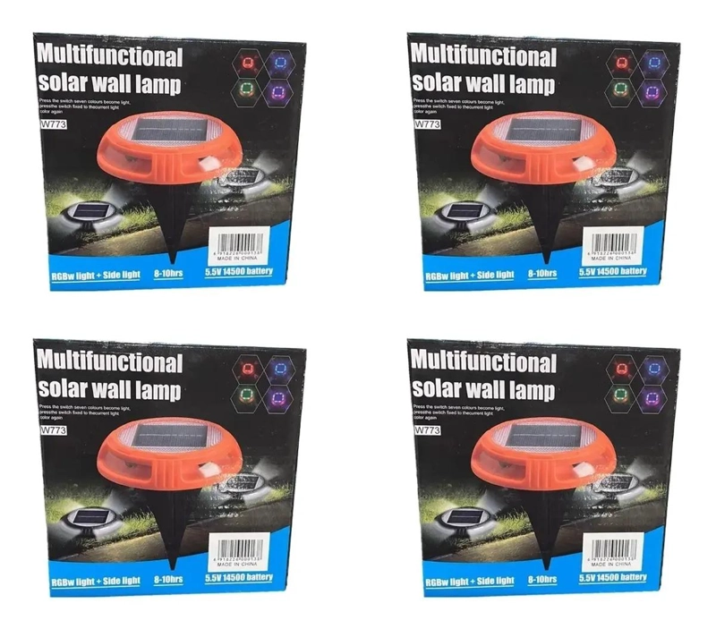 SET DE 4 FOCOS SOLARES LED PARA EXTERIOR - 2
