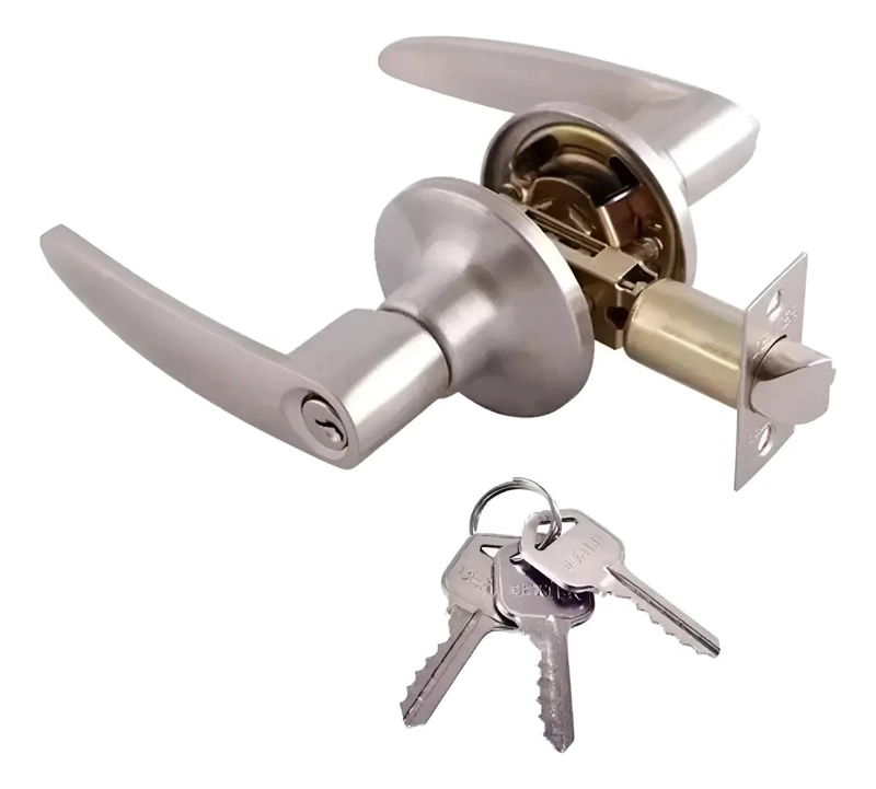 CERRADURA CON MANIJA PARA PUERTA DE RECAMARA O PRINCIPAL - 1