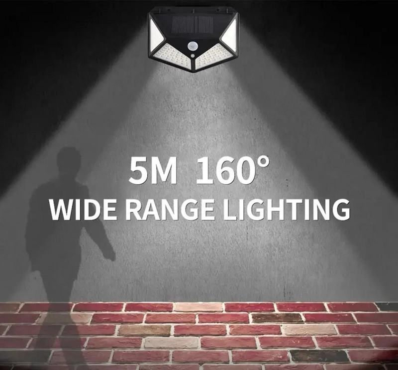 4 FOCOS LED SOLARES CON SENSOR DE MOVIMIENTO PARA EXTERIO - 4