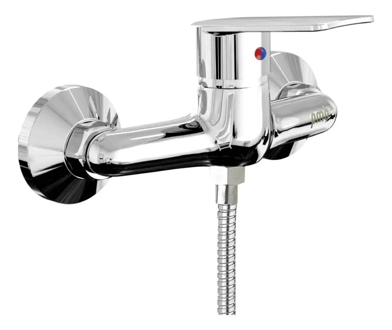 LLAVE MONOMANDO PARA DUCHA COLOR PLATEADO - 2