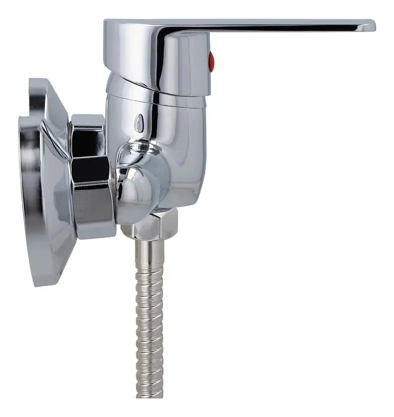 LLAVE MONOMANDO PARA DUCHA COLOR PLATEADO - 3