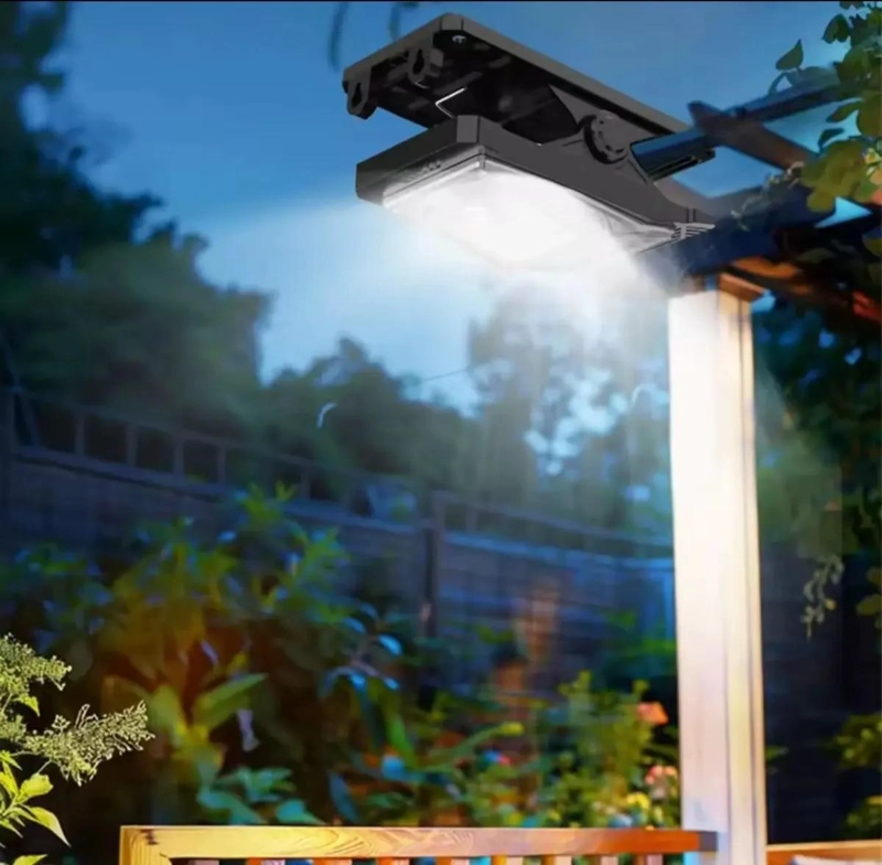 FOCO SOLAR LED CON SENSOR DE MOVIMIENTO 80W Y PINZA - 3