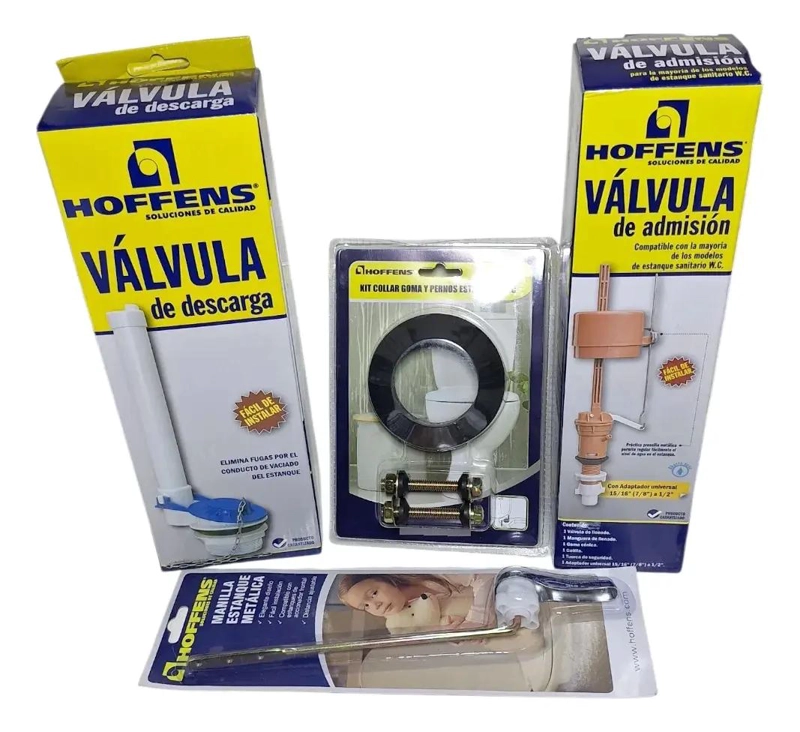 KIT DE REPARACION PARA ESTANQUE DE WC SANITARIO - 1