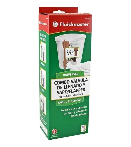 KIT VALVULA DE ENTRADA 7/8 Y SOPAPA FLAPPER - 4