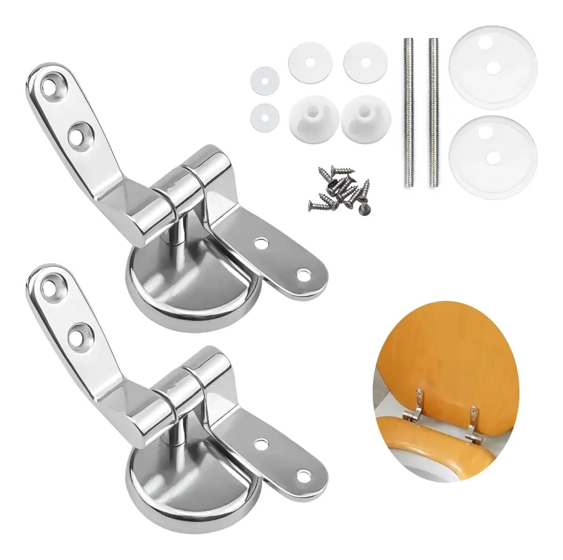 JUEGO DE 2 BISAGRAS DE ALEACION DE ALUMINIO PARA ASIENTO - 1
