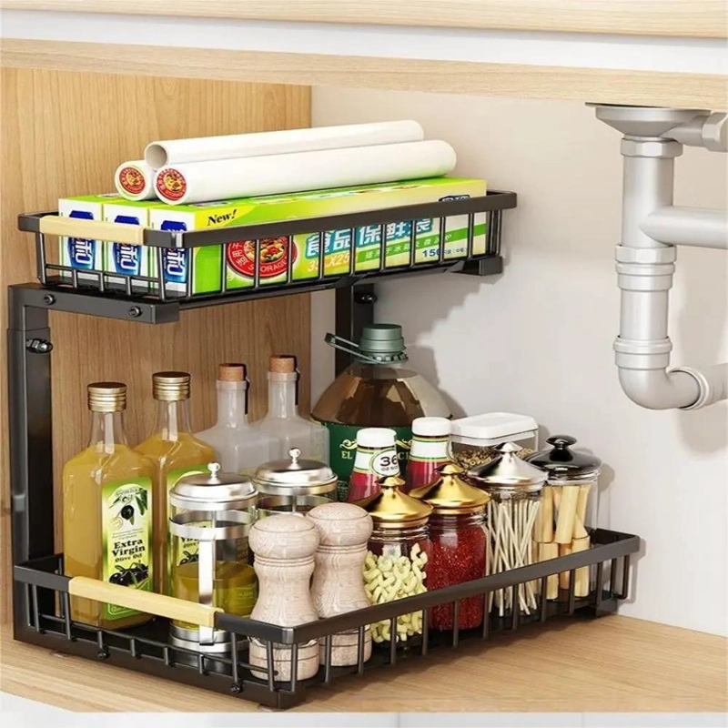 ORGANIZADOR ESTANTE MULTIUSO BAJO LAVAPLATOS PARA COCINA - 5