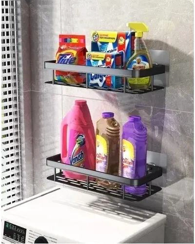 ORGANIZADOR DE DUCHA Y COCINA EN ACERO INOXIDABLE ADHESIVO - 2