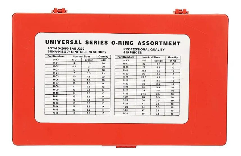 SET DE 419 GOMAS PARA SELLAR O-RING - 3
