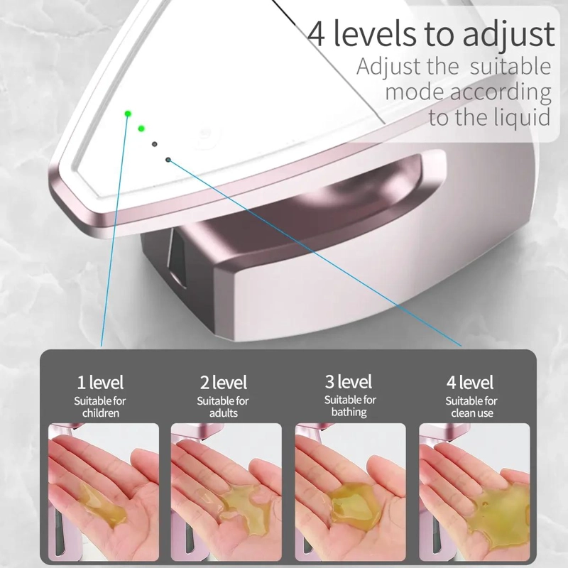 DISPENSADOR AUTOMATICO DE JABON 450ML PARA COCINA Y BAÑO - 3