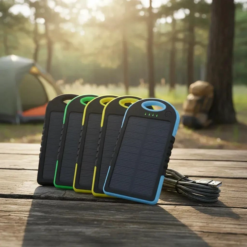 CARGADOR SOLAR PORTATIL 6800MAH CON DOBLE SALIDA USB - 1