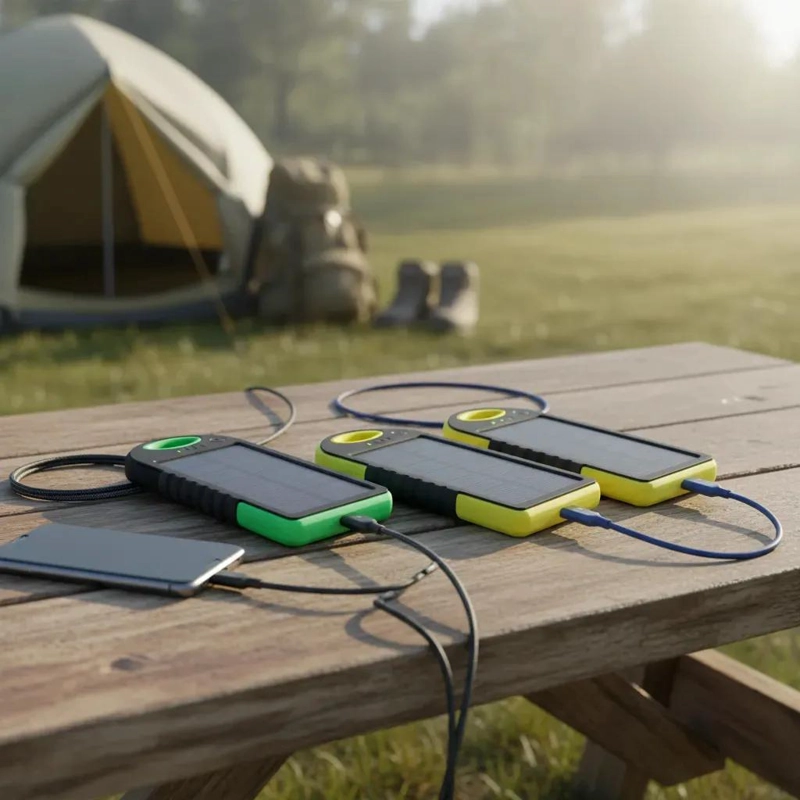 CARGADOR SOLAR PORTATIL 6800MAH CON DOBLE SALIDA USB - 3