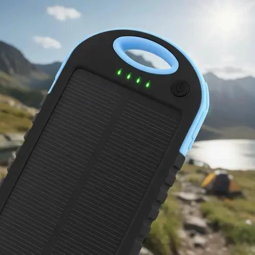 CARGADOR SOLAR PORTATIL 6800MAH CON DOBLE SALIDA USB - 4