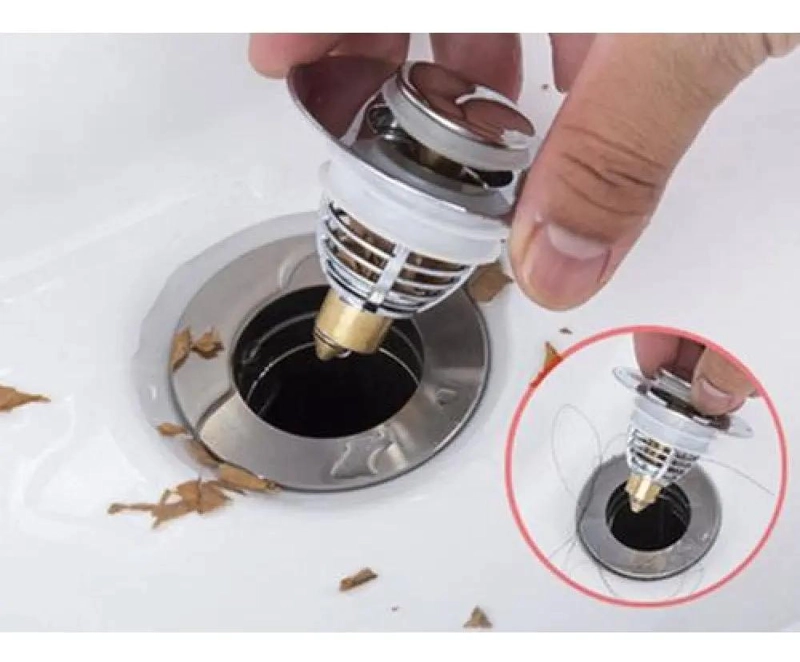 TAPON POP UP UNIVERSAL PARA LAVAMANOS Y DUCHA - 4