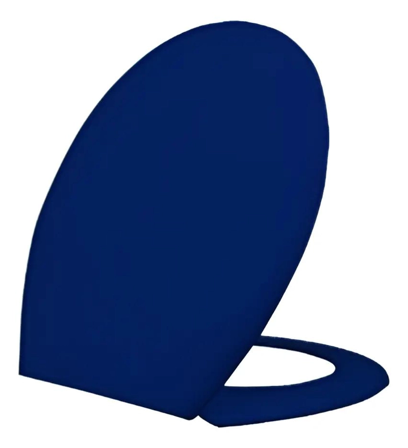 TAPA PARA ASIENTO DE INODORO COLOR AZUL MARINO - 1