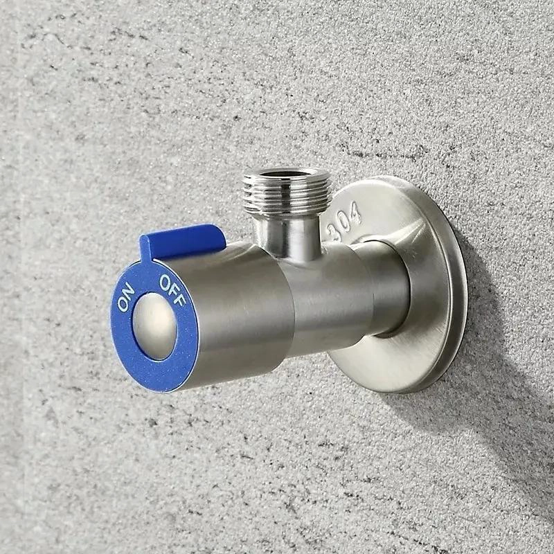 LLAVE GRIFERIA ANGULAR ACERO INOXIDABLE 1/2 X 2 UNIDADES - 4
