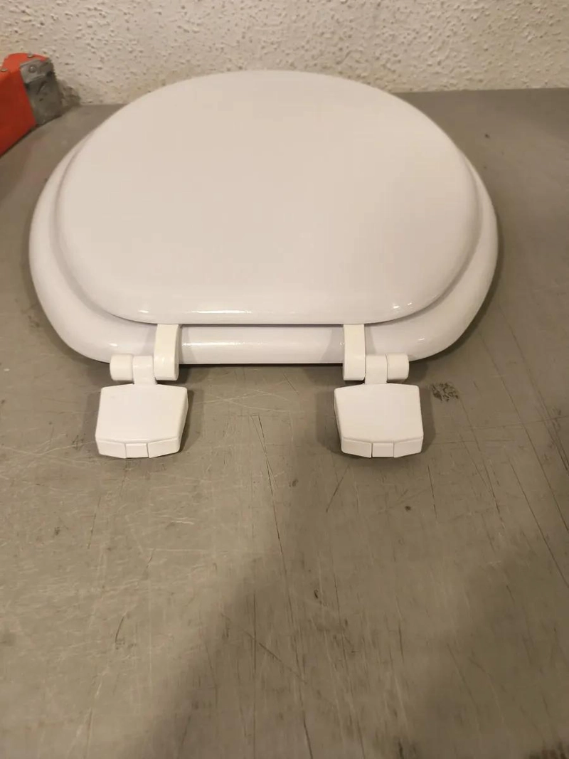 TAPA DE ASIENTO PARA WC DE MADERA 40X36.5 CM REDONDO - 2