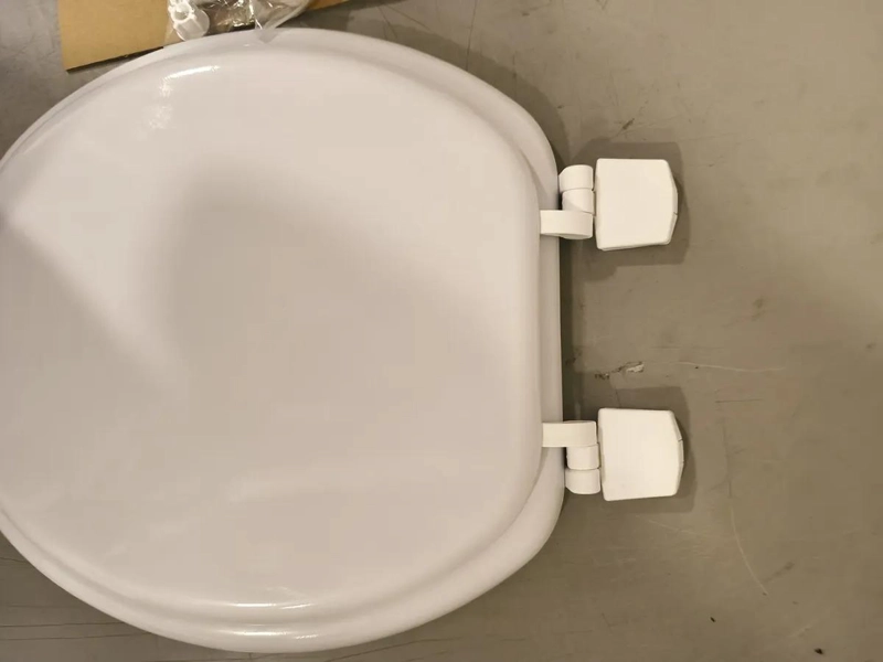 TAPA DE ASIENTO PARA WC DE MADERA 40X36.5 CM REDONDO - 4