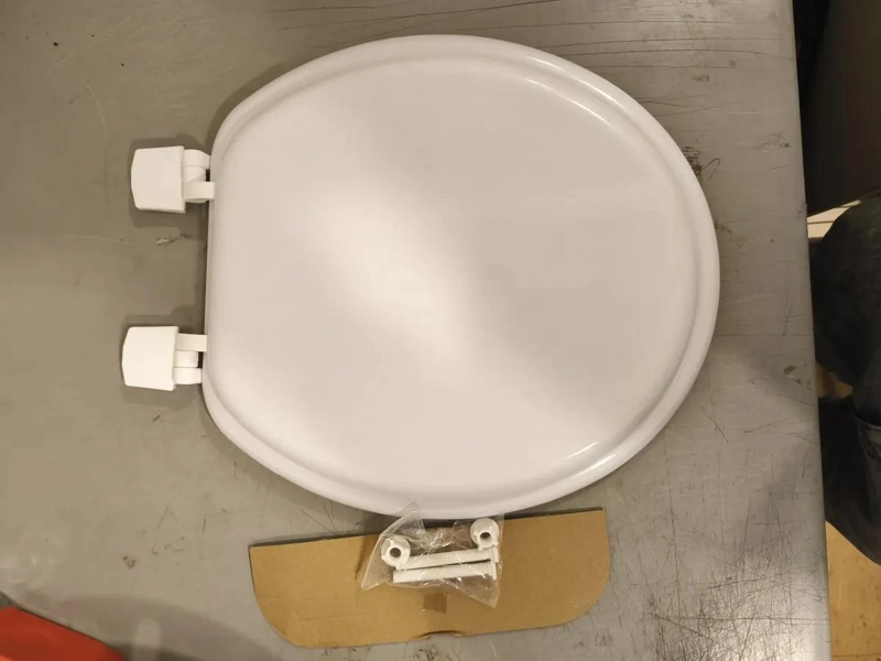 TAPA DE ASIENTO PARA WC DE MADERA 40X36.5 CM REDONDO - 5