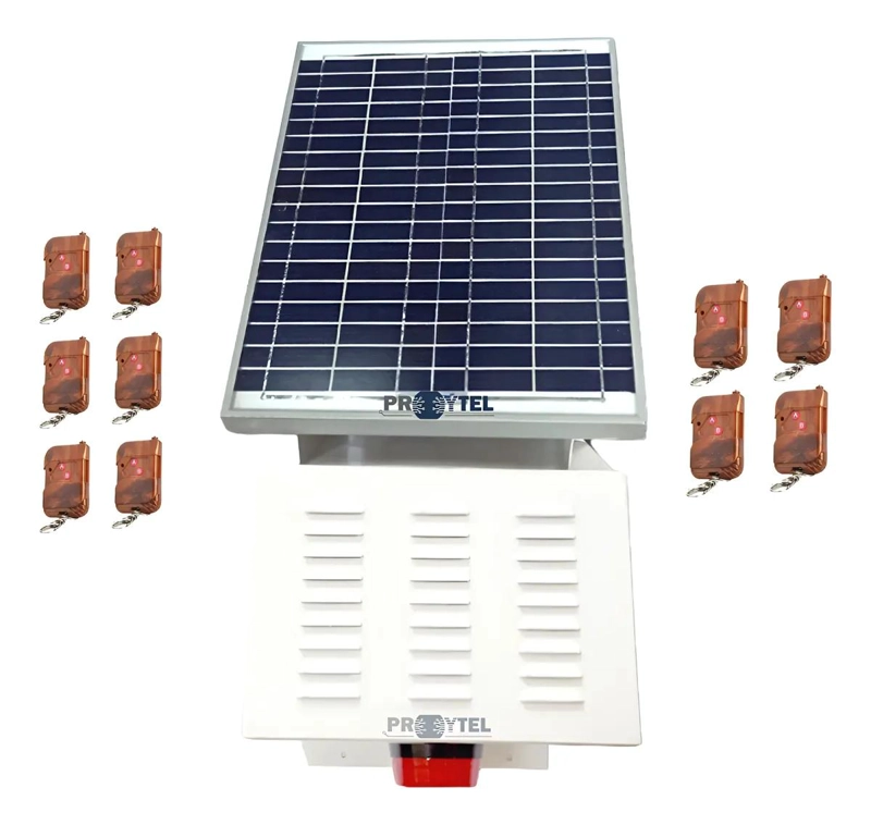 PACK ALARMA COMUNITARIA SOLAR CON 10 CONTROLES - 1