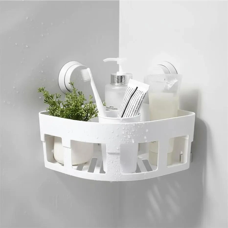 ORGANIZADOR ESQUINERO PARA DUCHA CON VENTOSA FUERTE - 1
