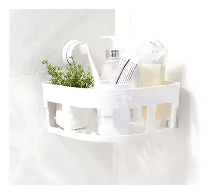 ORGANIZADOR ESQUINERO PARA DUCHA CON VENTOSA FUERTE - 2