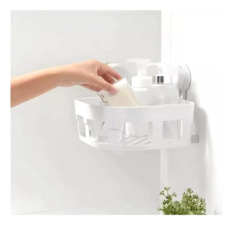 ORGANIZADOR ESQUINERO PARA DUCHA CON VENTOSA FUERTE - 3