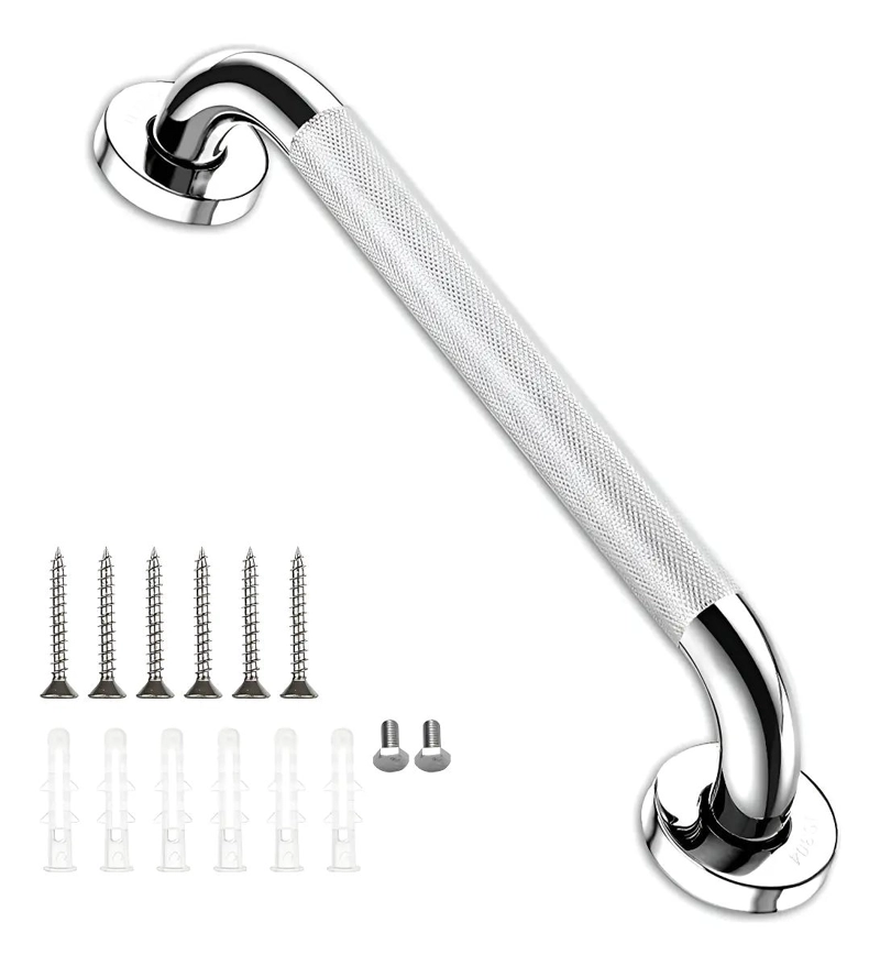 MANILLAS DE SEGURIDAD PARA BAÑO EN ACERO INOXIDABLE 60 CM - 1