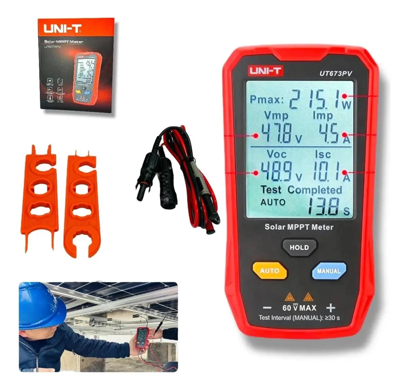 TESTER PARA PANELES SOLARES 12 A 60V - 1